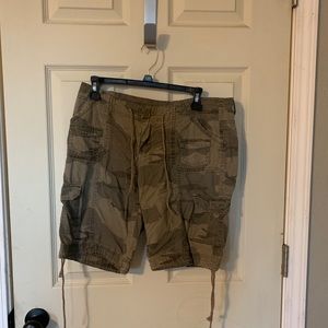 Camo cargo shorts